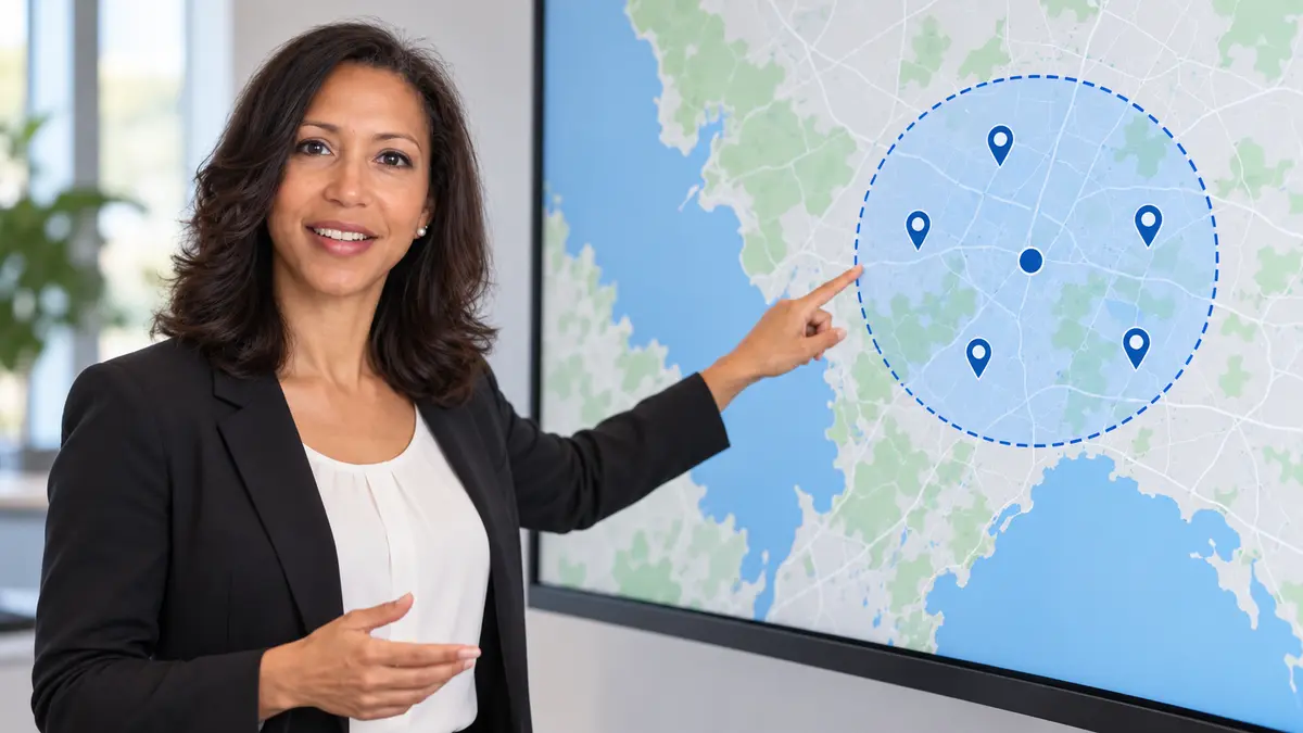 Emily Carter explaining why clear service areas matter on a local business website