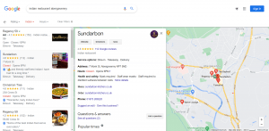 google map pack result