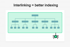 wesite page interlinking equals better indexing