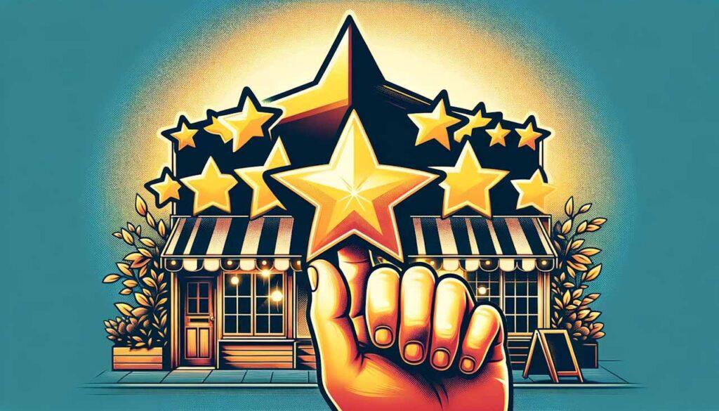 building trust through 5 star reviews